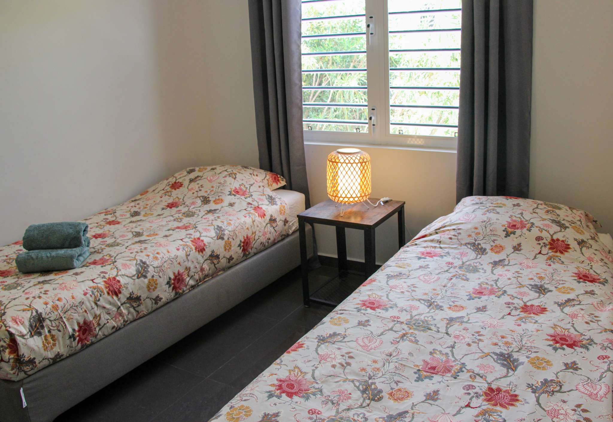 Third bedroom with two single beds
